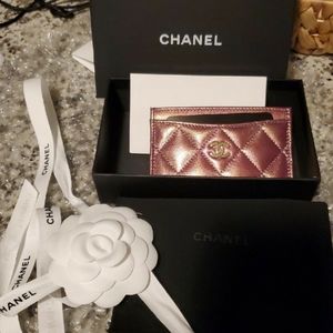 Authentic Chanel card holder
